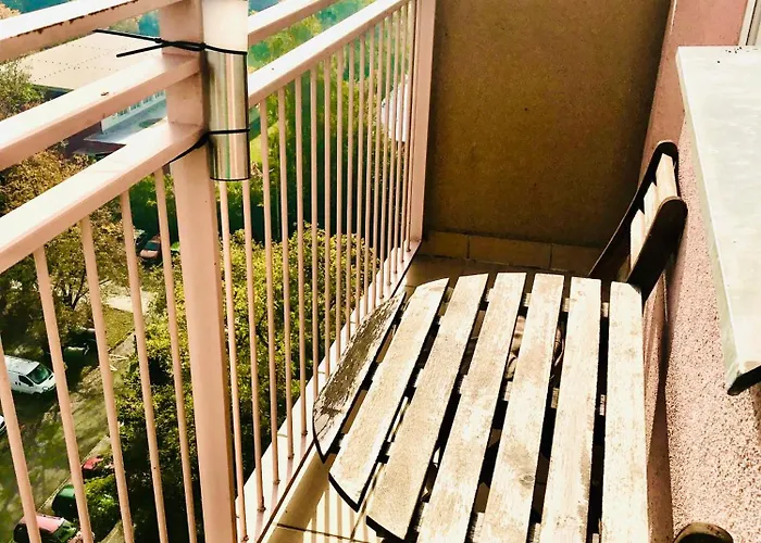 Novy V Ostrave U Misky S Akvariem A Vyhledem Z Balkonu Na Beskydy Ostrava